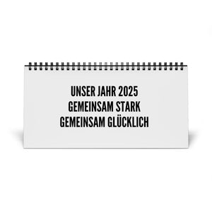 Meine Familie – Tischkalender (Raster 2025)