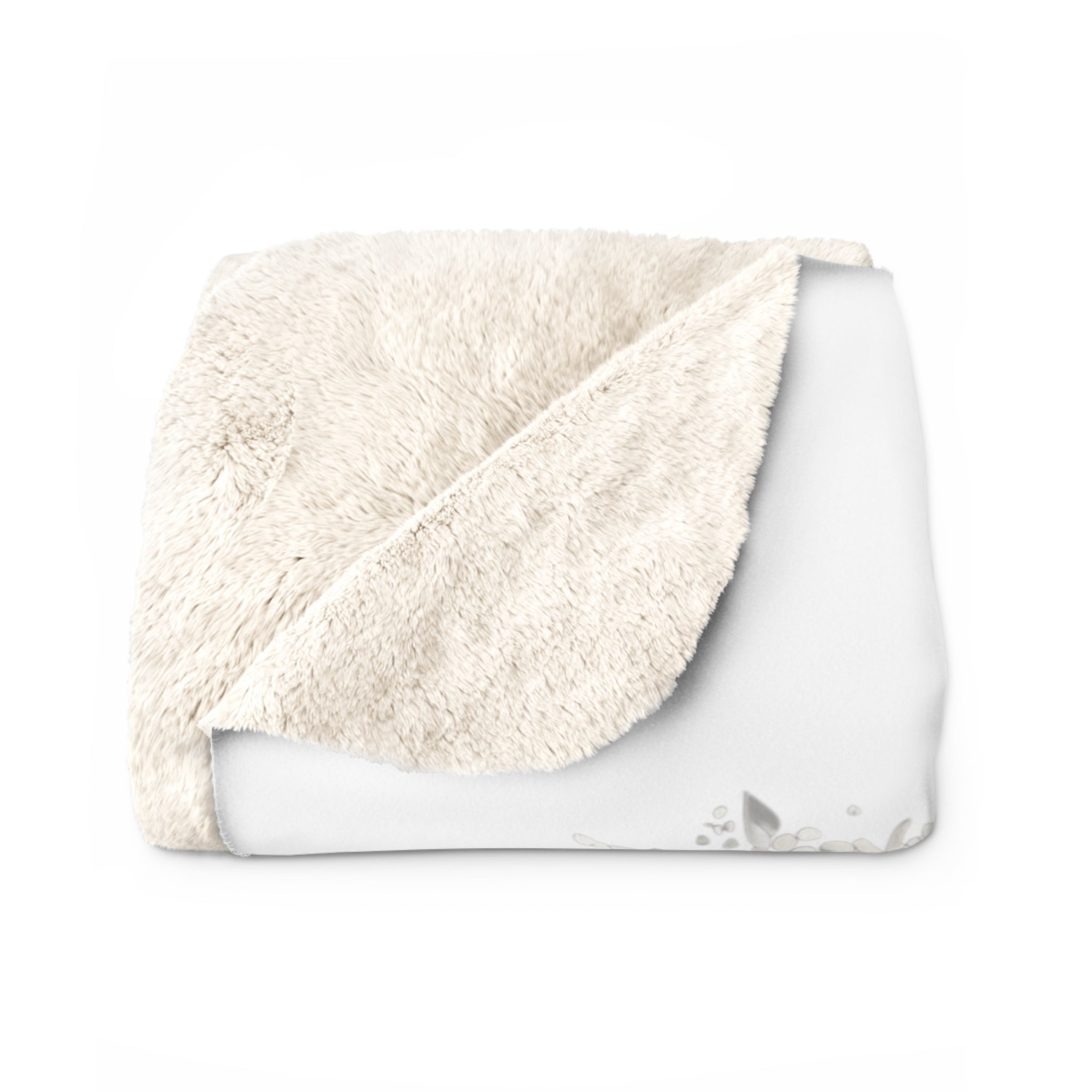 Elefant Art Sherpa Fleece-Decke