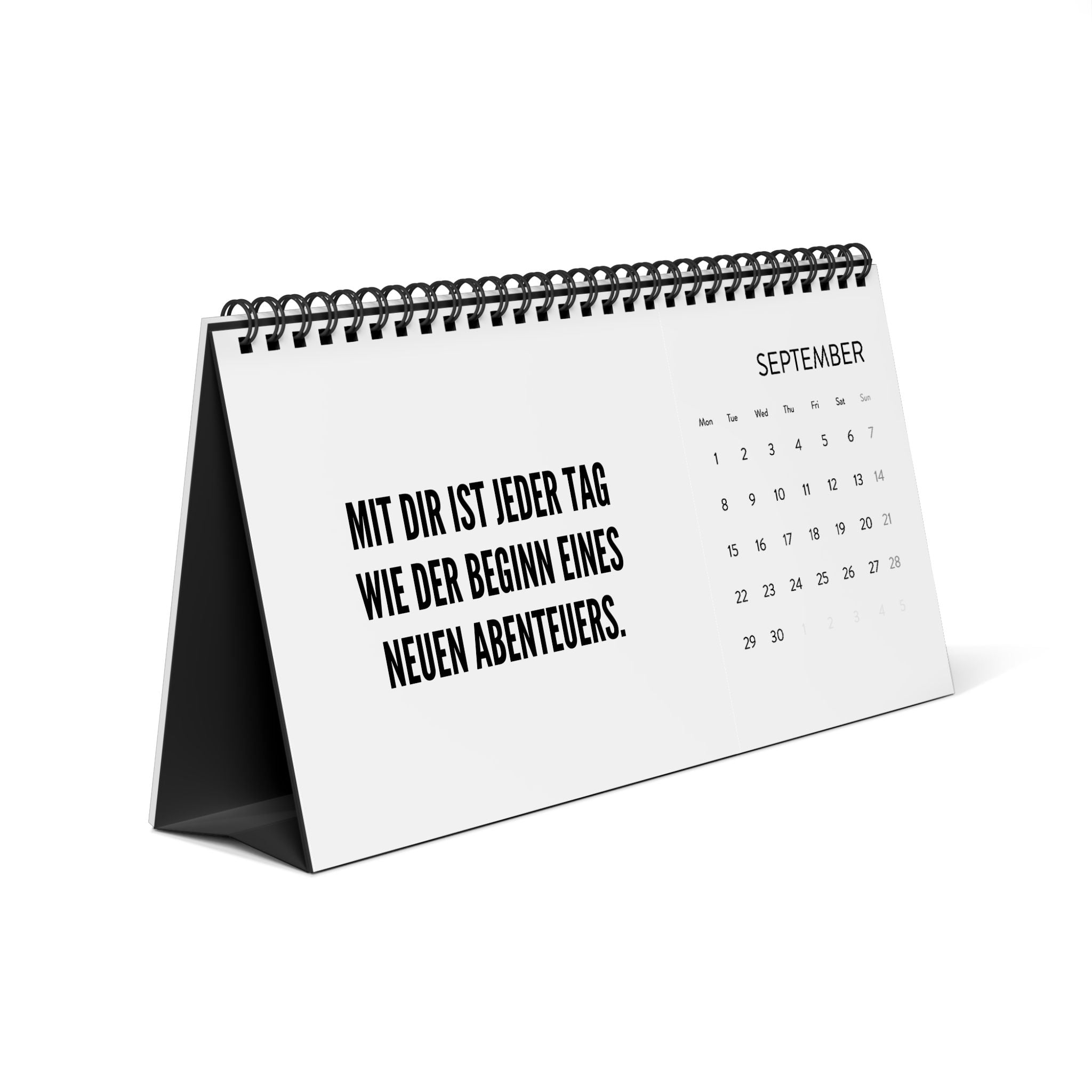 My Love For You – Tischkalender (Raster 2025)