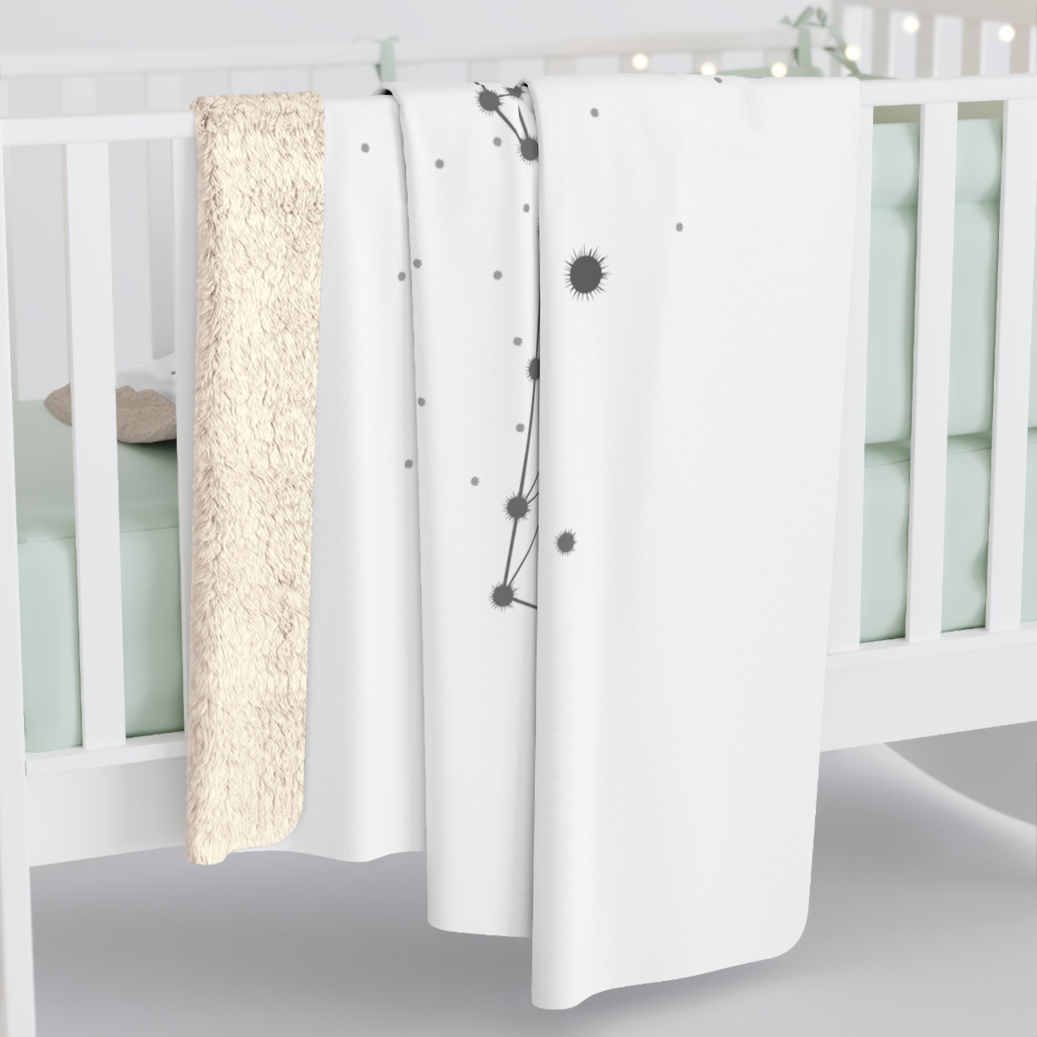 Elefantenkopf Sherpa-Fleecedecke