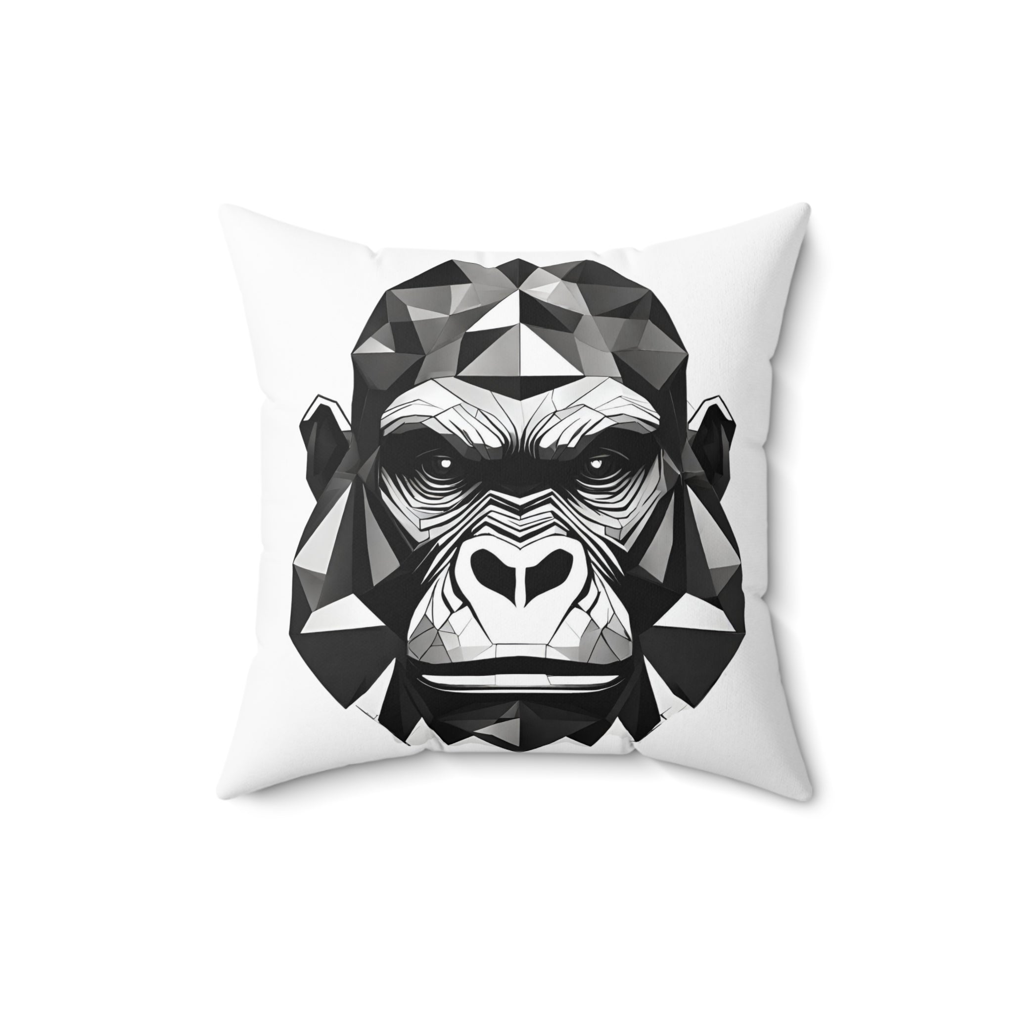 Quadratisches Kissen aus gesponnenem Polyester