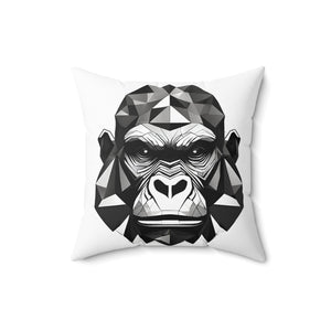 Quadratisches Kissen aus gesponnenem Polyester