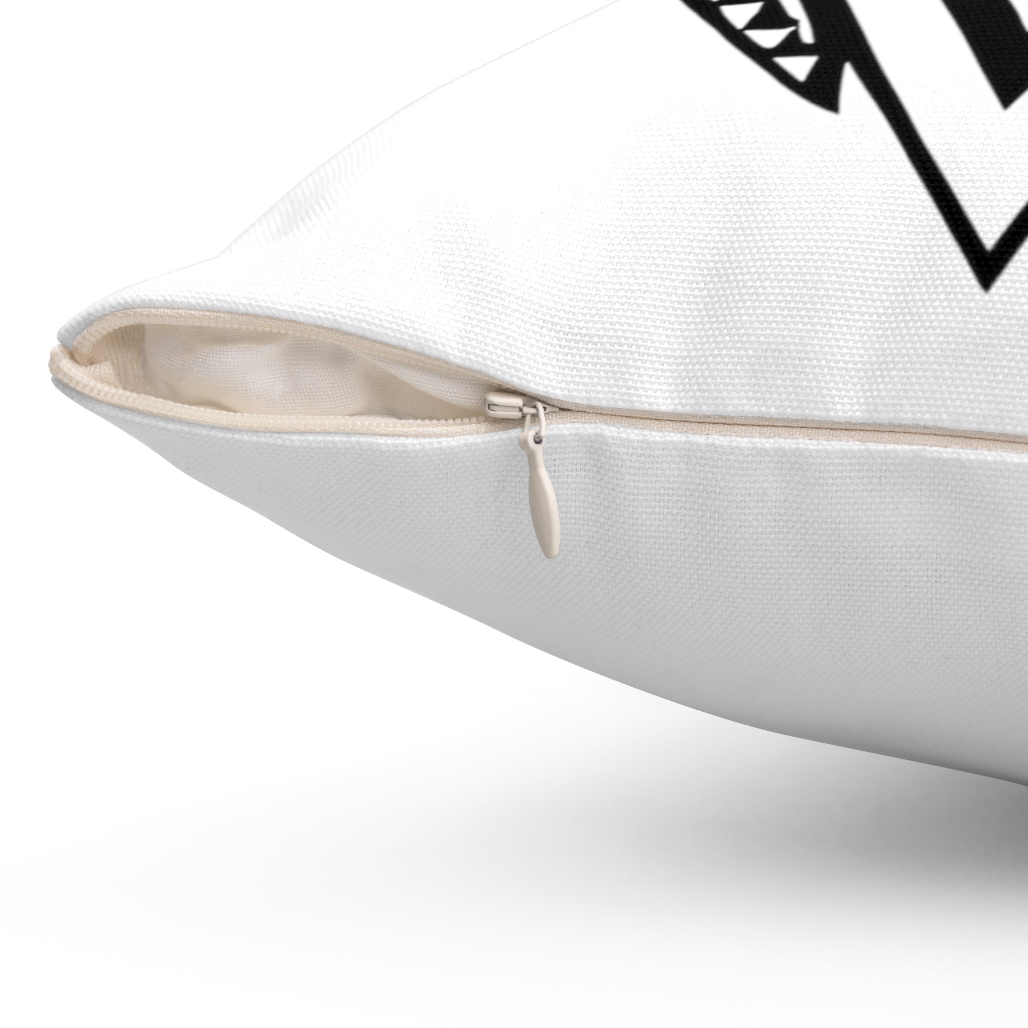 Wolf Gesponnen Polyester Quadratisches Kissen