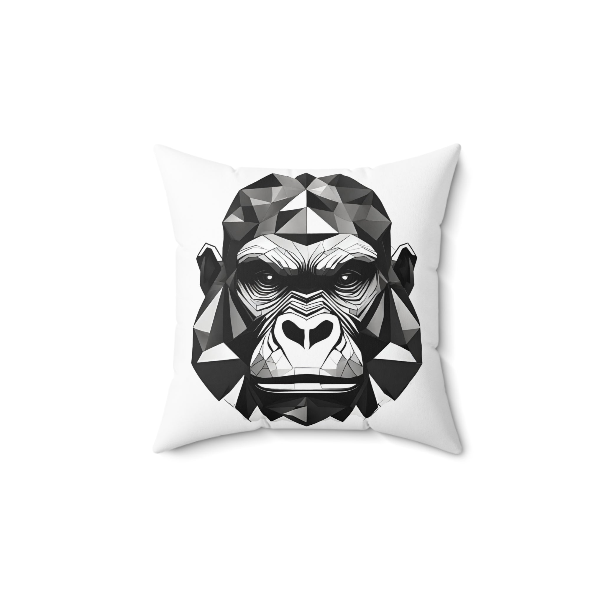 Quadratisches Kissen aus gesponnenem Polyester