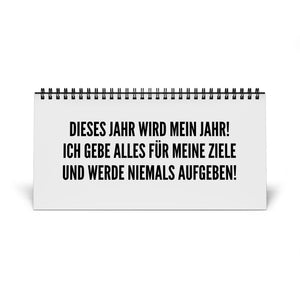 Ich werde es möglich machen – Tischkalender (Raster 2025)